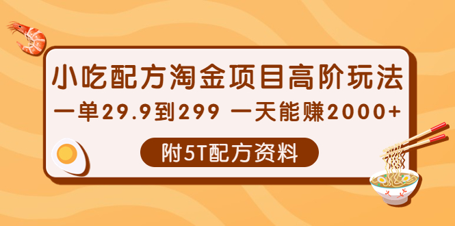 图片[1]-小吃配方教程网盘下载-2023全网最新集合-学长代码-毕业设计源码网